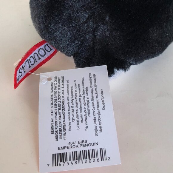 Douglas New w/Tag  Plush Bibs Emperor Penguin Stuffed Animal - Picture 13 of 15